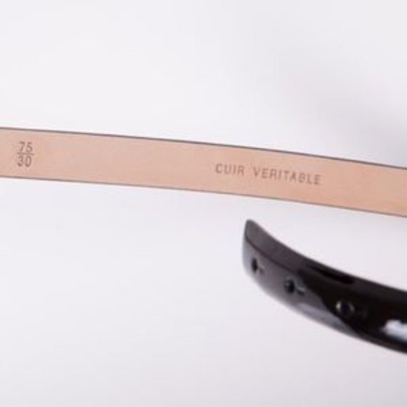 Chanel Skinny Patent Leather Dress Belt main image 4